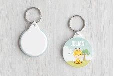 Girafje met vlinder Girafje met vlinder